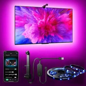 led tv backlight with ar color sensor, rgb led strip light, color changing led light strip for tv, computer, tv & monitor, gift