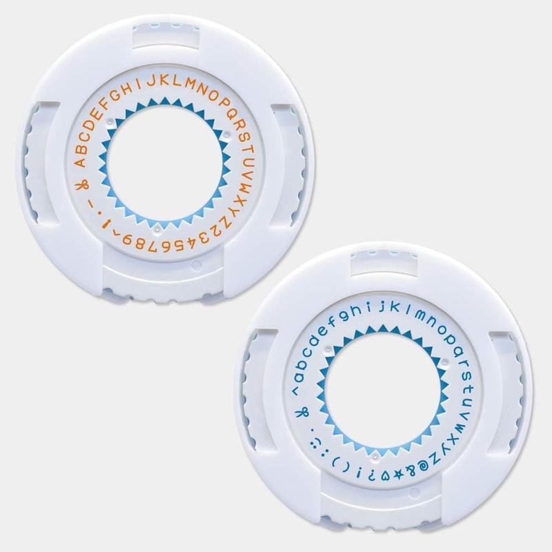 JayCo Labeler by Motex Embossing Label Maker, Labeling Tool, Old School Label Maker, for Manual Label Embossing- E-202 (Light Pink)