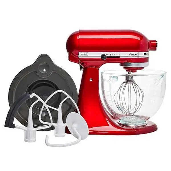 KitchenAid 5-Quart Stand Mixer with Glass Bowl and Flex Edge Beater KitchenAid 5-Quart Stand Mixer with Glass Bowl and Flex Edge Beater