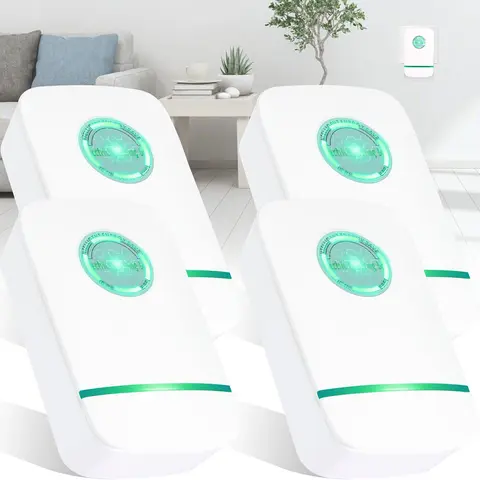 4PCS Smart Plug Device & Office US Plug with Built-In Indicator Light,  for Home/Office/Restaurants/Factory
