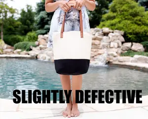 Bridesmaid Canvas Tote Bags zipper