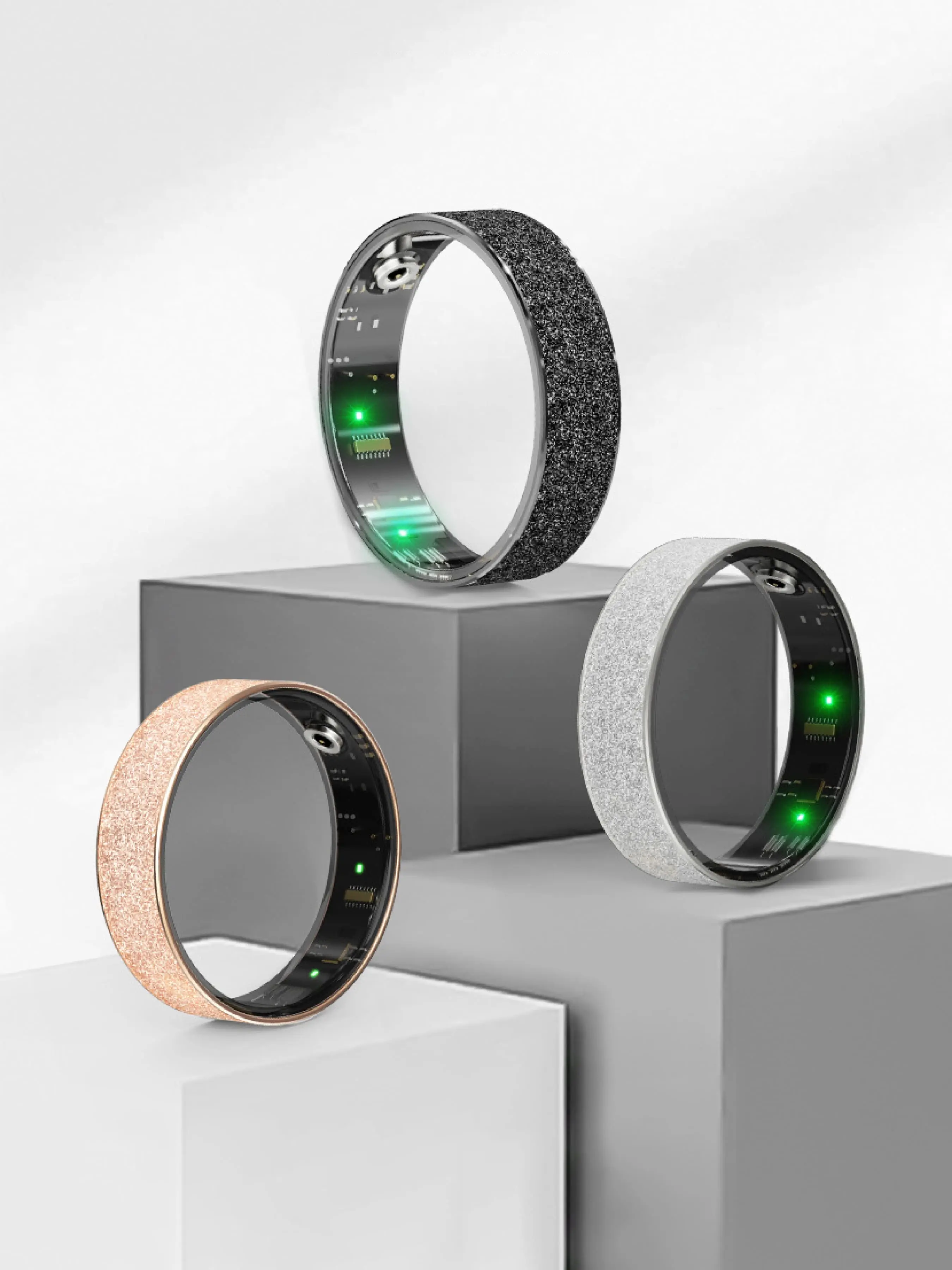 Multifunctional Smart Ring, Heart Rate Monitor, Waterproof High Tech Sports Ring, Fashion Accessories for Men & Women, Perfect Gift for Family & Friends, Wearable Devices, Digital, Electronic Gadgets