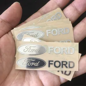 Car Metal Creative Stickers Vehicle Decoration Waterproof Decor Sticker For Ford Focus mk2 mk3 Fiesta Fusion Ranger Mondeo S-MAX Kuga Accessories Waterproof Decals