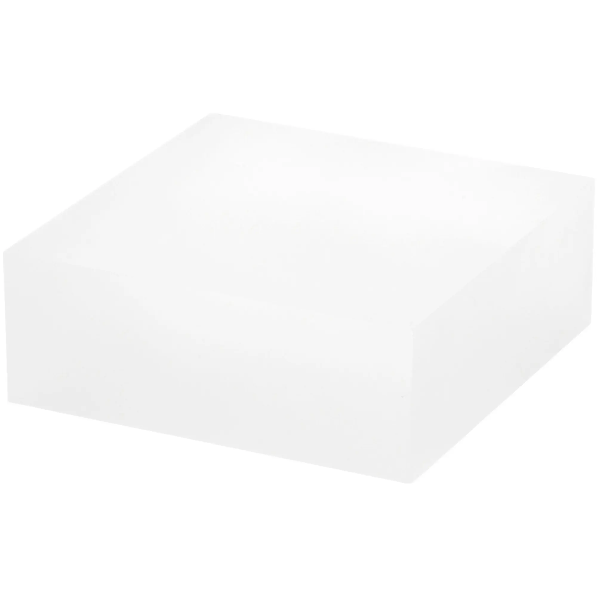Plymor Frosted Acrylic Square Display Block, 1.5" H x 4" W x 4" D