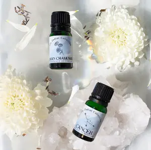 Zodiac Collection Cancer Essential Oil Set - Aromatherapy Astrology Support Solution for Alternative Wellness