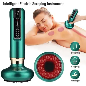 Electric Heating Cup Massage Machine, 12-Level Intensity Adjustment, Easy Operation, Relieves Fatigue, Essential for Office Workers and Elderly at Home