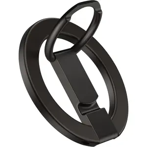 iPhone 17e Magnetic Phone Ring Holder for Hand, MagSafe Cell Phone Ring Holder Grip, Mag Safe Phone Ring Finger Holder for iPhone 17 16 15 14 13 12 Pro Max, iPhone 17e MagSafe Kickstand-Grey