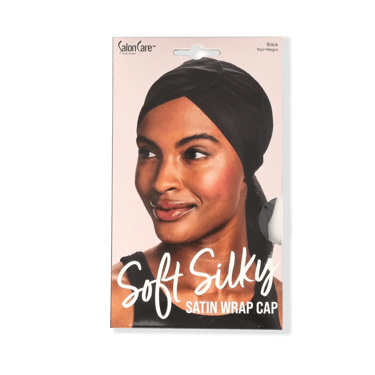 Salon Care Satin Wrap Cap, Hair Salon Supplies with Velcro Closure, Customizable Heatless Styling Tool for Secure Fit