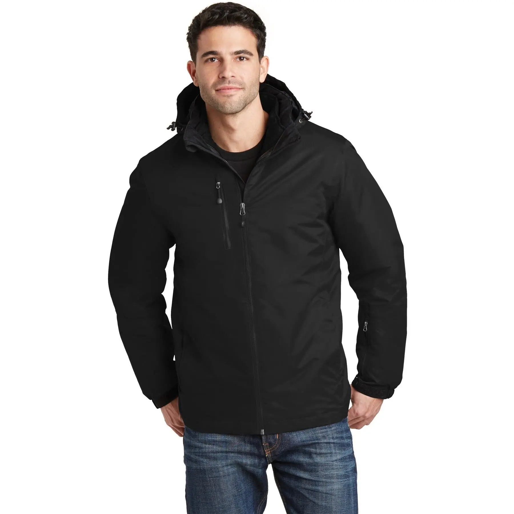 Custom Embroidered - Port Authority® Vortex Waterproof 3-in-1 Jacket. J332