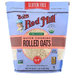 Bob's Red Mill Organic Quick Cooking Rolled Oats, 28 oz (794 g)