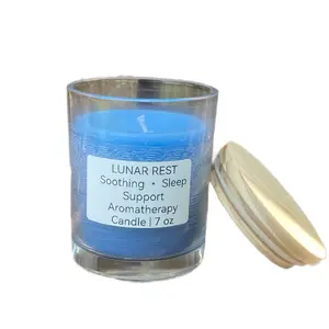 Blue 7oz candle