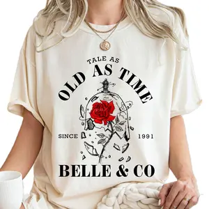 Tale as Old as Time Since 1991 T-shirt, Family Matching Shirt, Gift Ideas Men Women, Princess Book Club Tee, Book Lover Shirt
