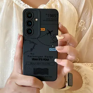 New Creative Simple Advanced Fashion Nautical Pattern Phone Case for Samsung S21 S22 S23 S24 S25 S26 Ultra Plus FE A14 A 15 A16 A35 A36 A53 A54#5G,  Shockproof & Slimfit Protective Cover, Perfect Holiday Couple Gift