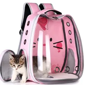 PetSafe Portable Breathable Pet Carrier - Pink Cat Backpack with Adjustable Straps & Ventilation Windows for Safe Travel