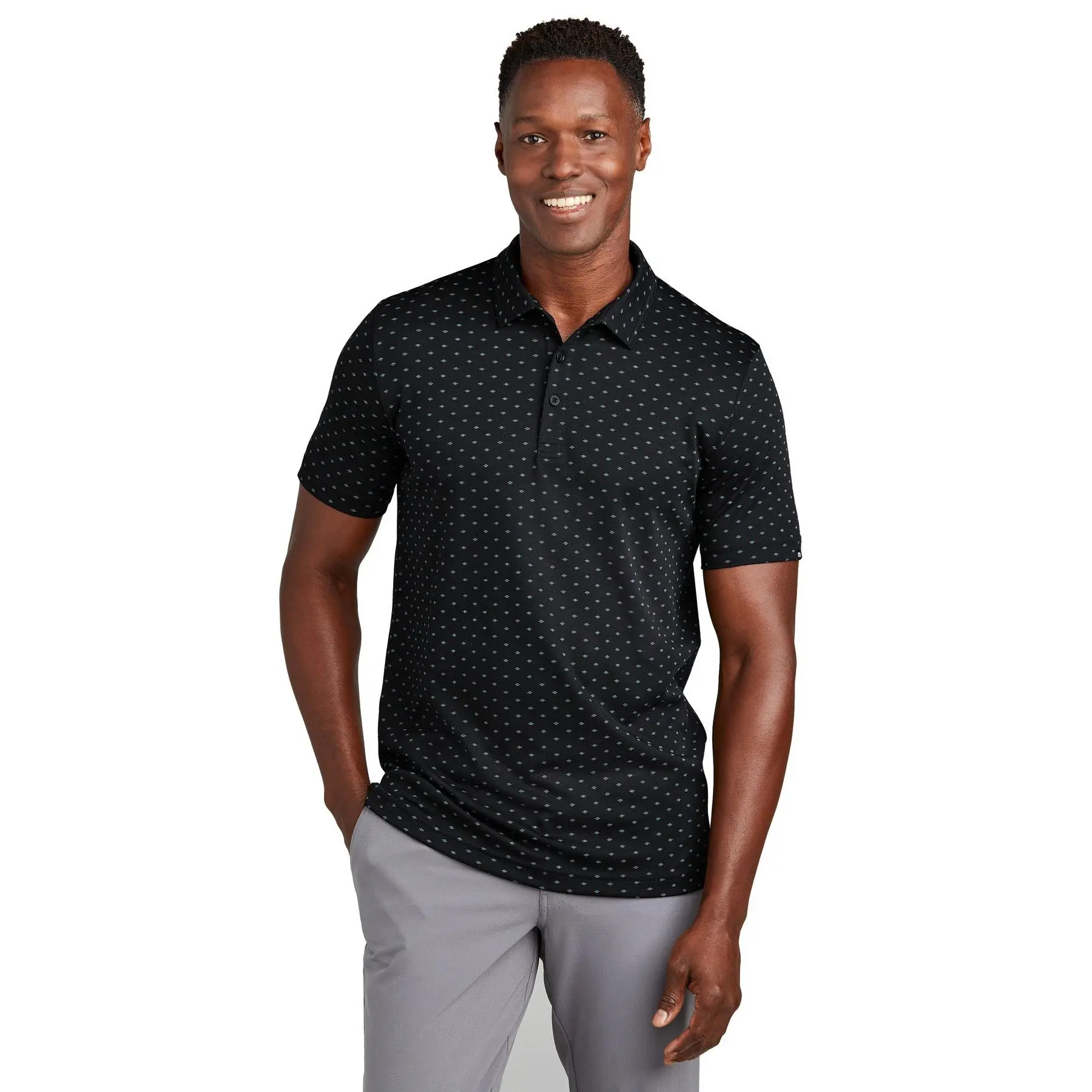 Custom Embroidered - TravisMathew Oceanside Geo Polo TM1MY403