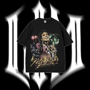 [MusicStyle] Michael Jackson King of Pop Vintage Wash T-Shirt – Retro Graphic Tee, michaeljackson, kingofpop, mj, y2kfashion, retrostyle, oversizedtee, popculture, ootd, trending, fashiontiktok