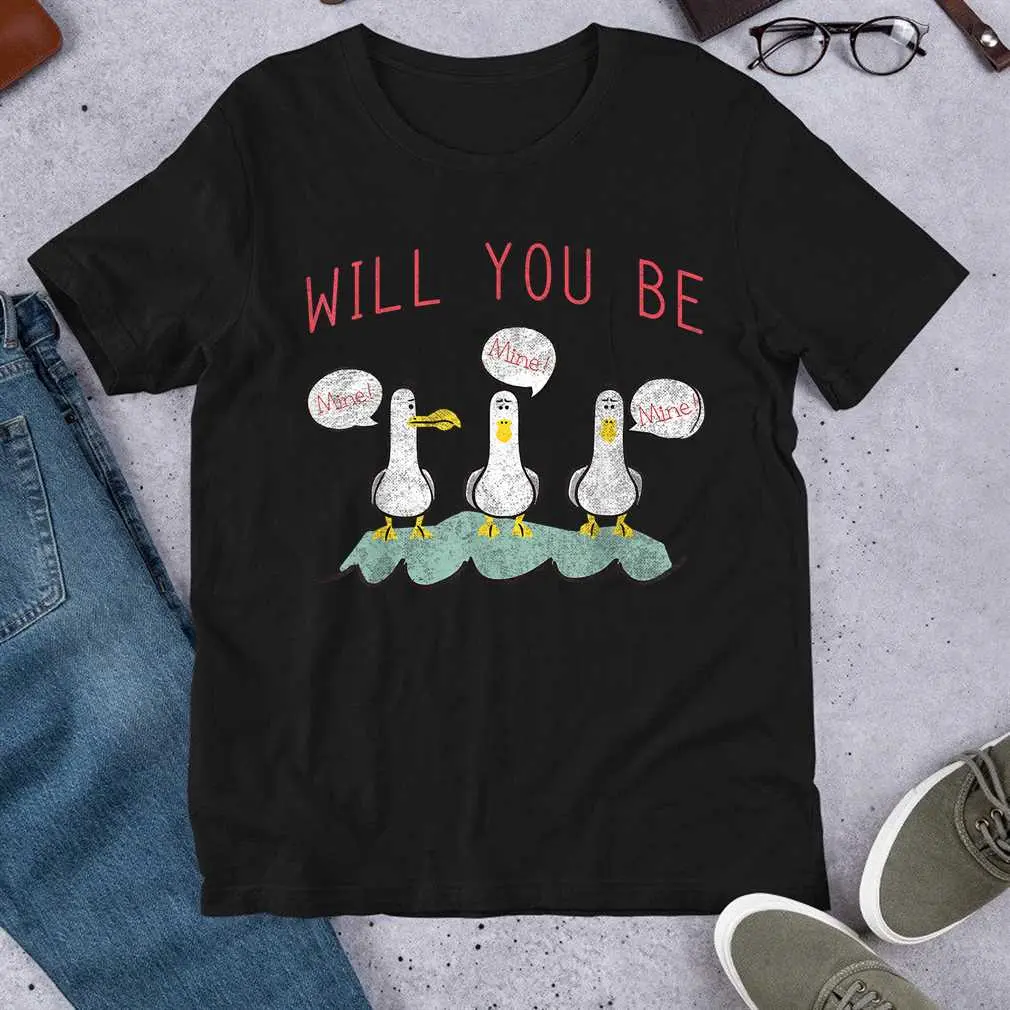 Finding Nemo Valentine's Day Seagulls Be Mine T-Shirt
