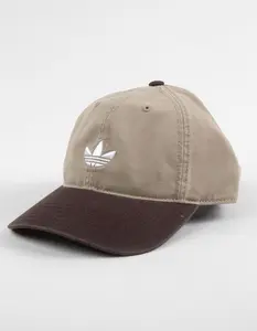 ADIDAS  Mens Originals Relaxed Trefoil Strapback Hat, Brown Combo