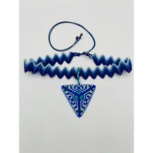 Crown Pyramid Pendant Choker/Headpiece