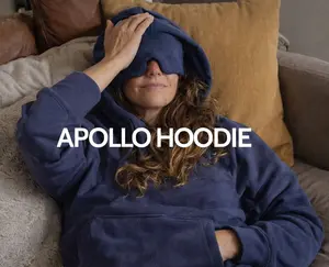 Apollo Hoodie | The Original Built-In Eye Mask Travel Hoodie