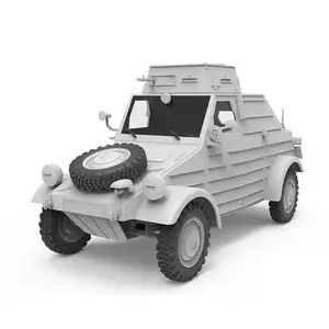 Meng Vs-017 1/35 Scale German Pkw.k1 Type 823 Truck Military Vehicle Model Kit, Detailed Assembly Toy for Collectors & Hobbyists