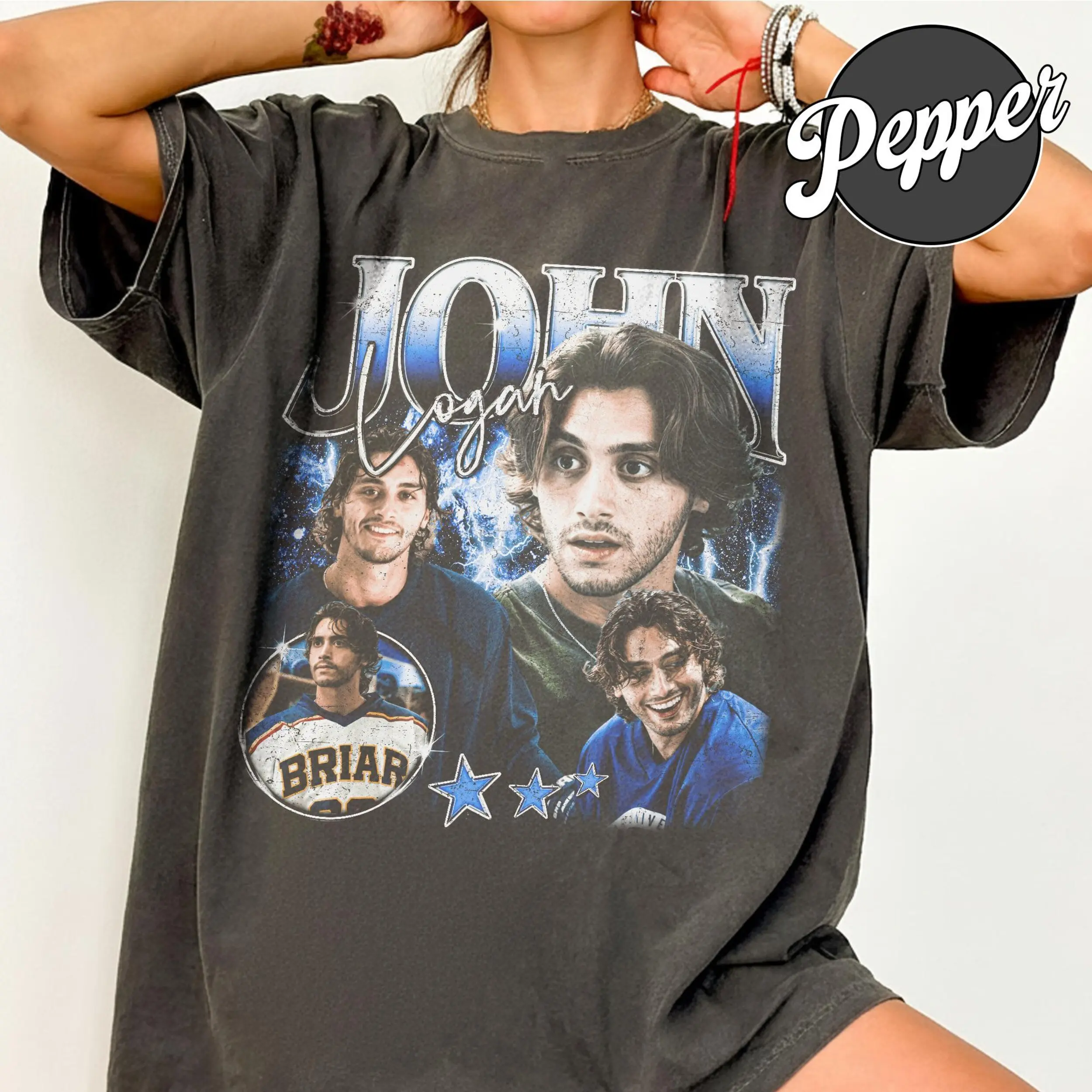 Comfort Colors John Logan Briar U Y2k Graphic Tee, Off-Campus Briar University Unisex T-Shirt - Perfect Gift for Fans