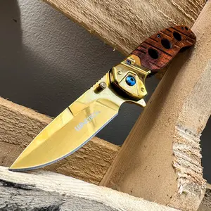 8” Outdoors Man Bushcraft Hunting Tactical EDC Everyday Pocket Knife, Camping Gear Folding Knife, Survival Tool Accessories, Excellent Collection, Father’s Day Gift, Birthday Gift, Christmas Gift