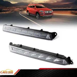 Fit For Benz X164 GL350 GL450 GL550 X166 LED DRL Daytime Running Fog Light 2Pcs
