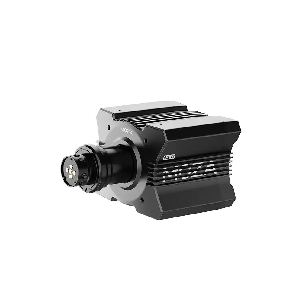 MOZA R12 V2 Wheel Base 12Nm Direct Drive with High-Torque Servo Motor & NexGen 4.0 Force Feedback for Professional Sim Racing
