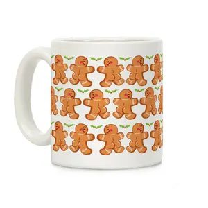 Gingerbread Butts Pattern Coffee Mug Ceramic mug 11oz #831