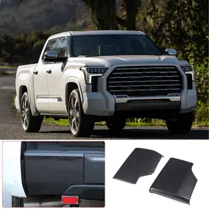 2-piece set of ABS carbon fiber texture car rear bumper trim for 2022+ Toyota Tundra