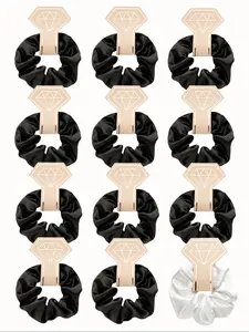 12counts Bridesmaid Proposal Gifts Bridesmaid Scrunchies Hair Ties Hairbands Hair Accessories Set Bachelore Party Favors Bridesmaid Gift For Bridal Wedding Party -To Have And To Hold Your Hair Back