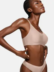 Women's U-Neck Backless Jelly Bra, One-Piece No-Wire Comfortable Bra, Invisible Breathable Design, Perfect for Daily Wear, Soft Breathable Bra