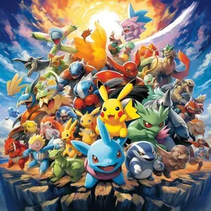 5D DIY Full Drill Round Diamond Painting - Diamond Art Kit Cartoon Characters, Sunshine, Adventure Mosaic, Canvas - DIY Decorative Painting, Home Wall Decor, Suitable for Halloween and Christmas, Birthday and Anniversary Gifts