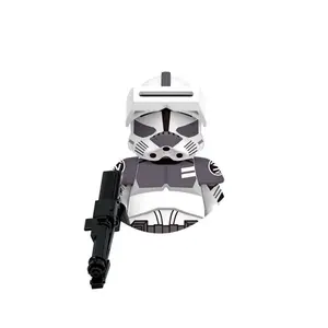 X0351 Clone Trooper Kamino Building Blocks Bomb Squad Trooper Bricks 501st Legion Jet Troopers Figure Captain Grey Mini Kid Toy popular