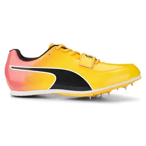 PUMA Mens Evospeed Long Jump 10 And Field Running Sneakers Shoes - Yellow
