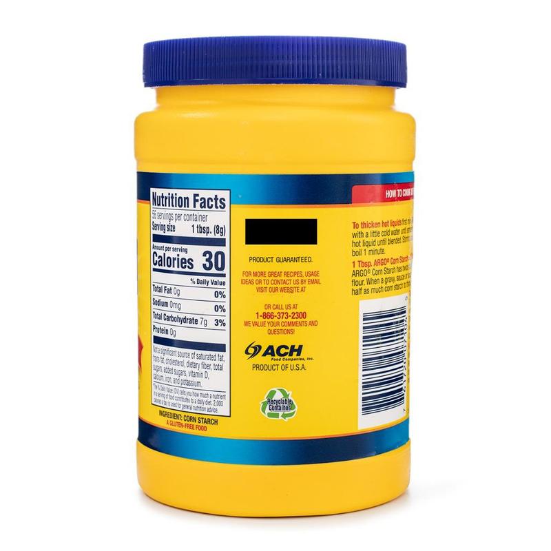 Argo Corn Starch 16oz - 100% pure cornstarch, great for baking