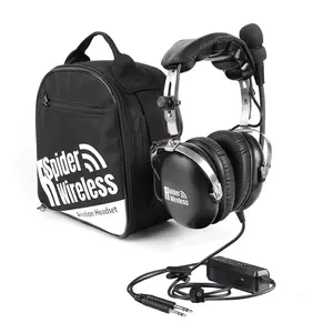 ANR Aviation Headset with Bluetooth, Active Noise Reduction, GA Dual Plugs, Comfortable Ear Seals, Includes Headset Bag