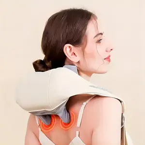 Electric Heat Therapy Multi-Functional Neck Massager, Leg and Waist Massager, Adjustable Massage, Mother's Day Gift, Muscle Relaxer, Neck Shoulder Relaxer