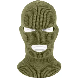 Olive Drab - 3-Hole Face Mask - USA Made