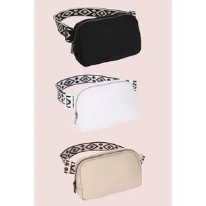 Aztec Strap Trendy Sling Bag for Women - Crossbody Shoulder Bag