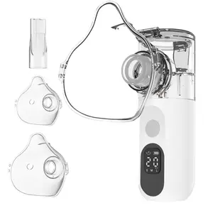 Portable Ultrasonic Air Humidifier, 1 Box USB Rechargeable 3-speed Adjustable Handheld Mist Maker, Personal Care Appliances for Home & Travel