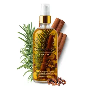250ML Hair growth tonic , Botanical Hair tonic, with real pcs of Rosemary, cinnamon , ginger , cloves & mint , strengthen hair and rejuvenate scalp Haircare