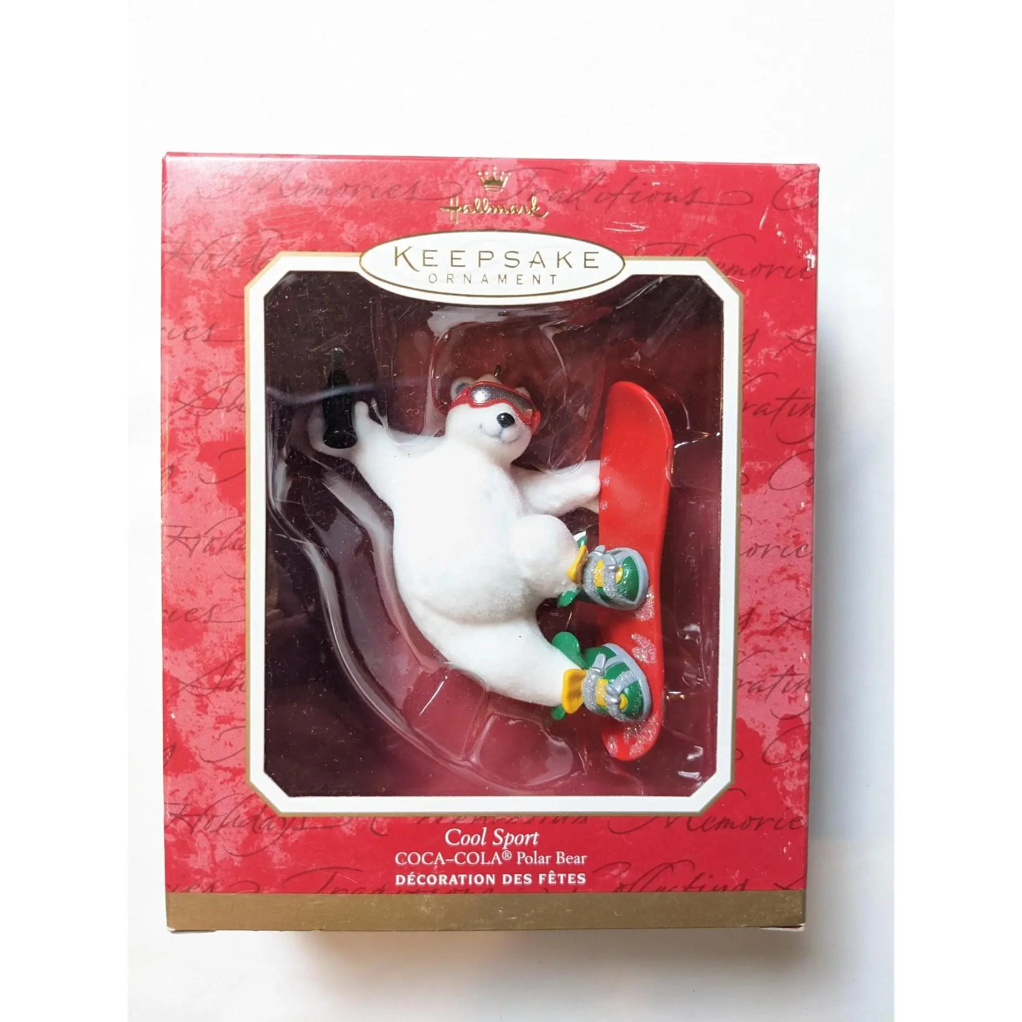 Hallmark 2001 Cool Sport Polar Bear Christmas Ornament