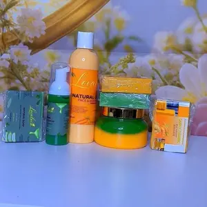 Carrot Cerasee aloe Vera combo set ,1 Lotion  cream carrot papaya 8oz  ,1 serum 2oz 1scrub 8oz 2soap cerasee 2soap turmeric carrot