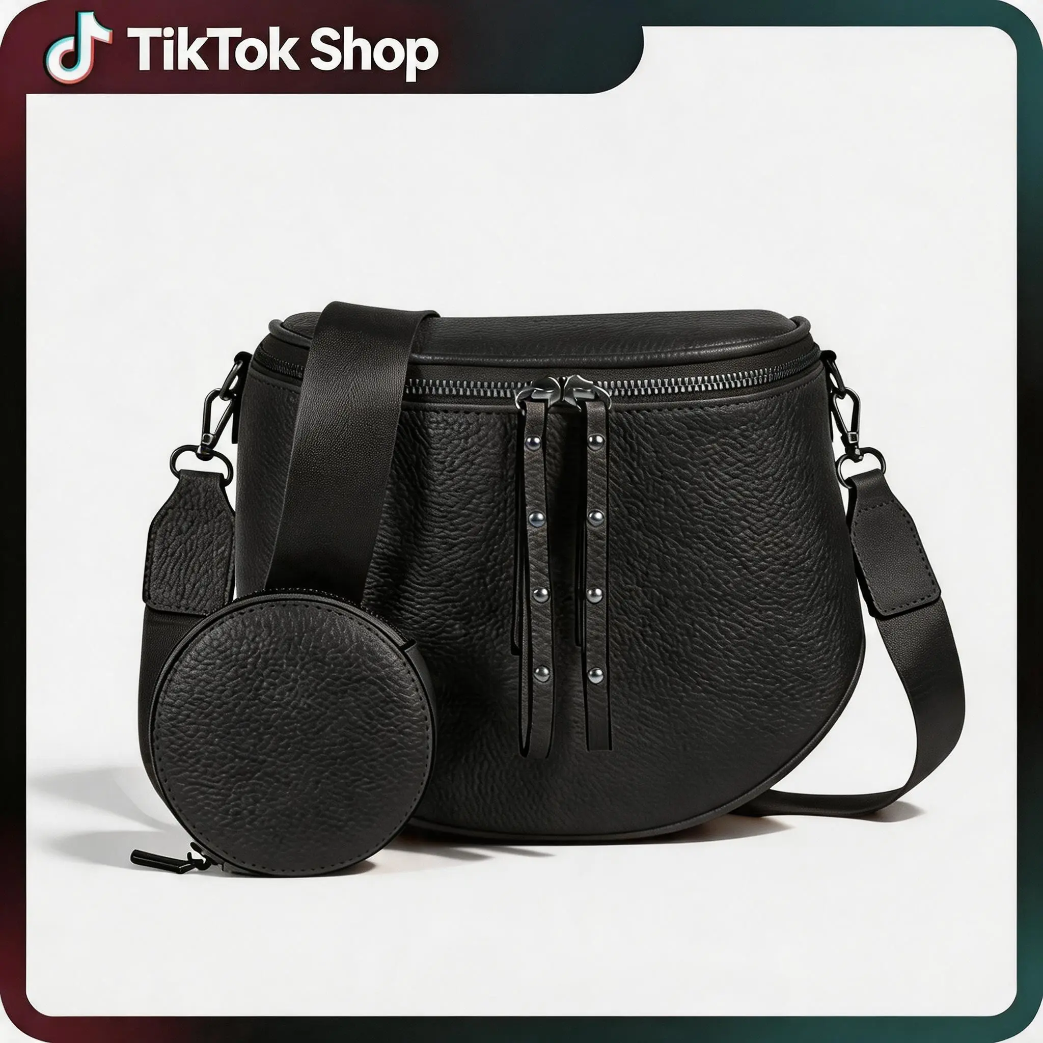 【US】 Women's Crossbody Bag — Portable, High-Capacity, and Water-Resistant Organizer — Features an Adjustable Strap and an Exquisite Coin Pouch. An Essential Travel Companion, a Premium Gift Choice, and a Perfect Selection for Mother's Day.