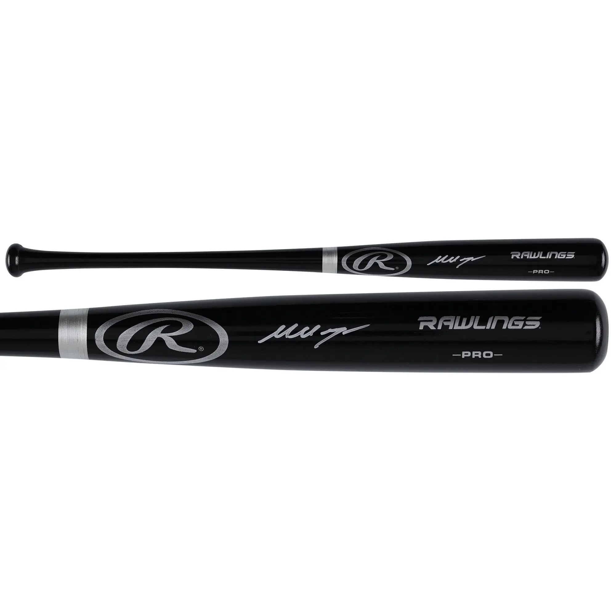 Marcelo Mayer Boston Red Sox Autographed Black Rawlings Pro Model Bat - Fanatics Authentic Certified
