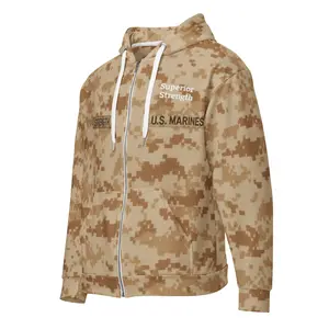 MARPAT Desert Name-Tape Hoodie - Superior Strength Edition