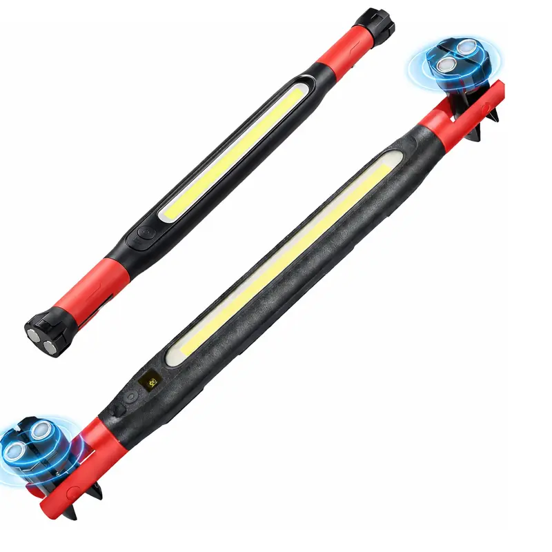Magnetic Portable Job Site Lighting - 3000LM Rechargeable LED Bar, Mechanics’ Rechargeable Magnetic Bar with Batteries (Yes), Under Hood Garage Light, Vehicle, Workshop