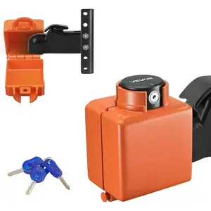 Spring new arrivals Collar Coupler Lock, Fits 2 & 2-5/16-Inch Demco Cast Head Couplers, Trailer Hitch Lock with 3 Keys Secures Security Chains, Rust-Resistant, Anti-Theft RV Trailer Locks for RV, Trailer, Boat